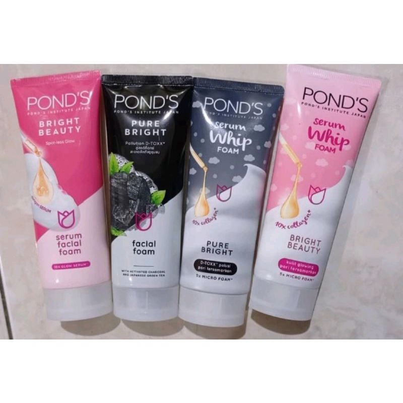 Ponds Bright Beauty Facial Wash Gentle 100 G - Sabun Muka, Facial Foam, White Beauty