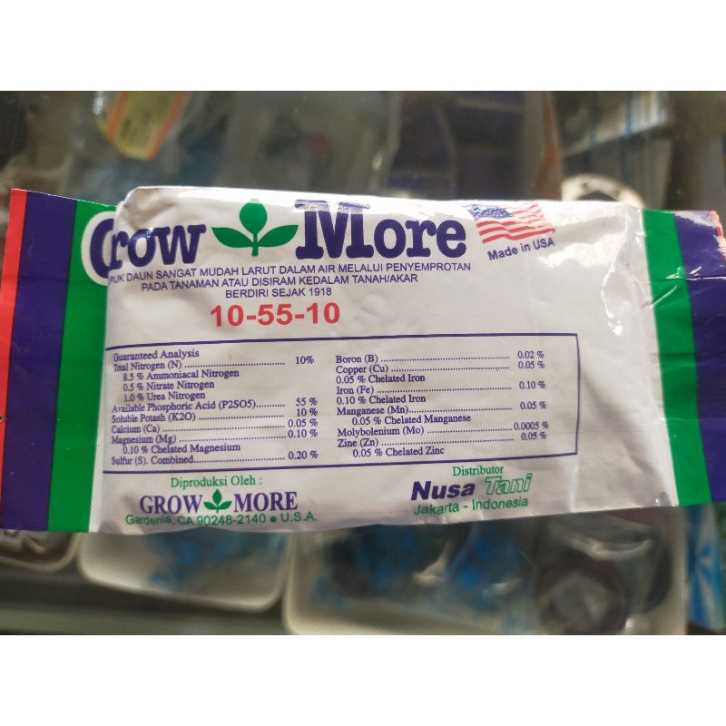 Pupuk Vitamin Daun Dan Bunga Growmore