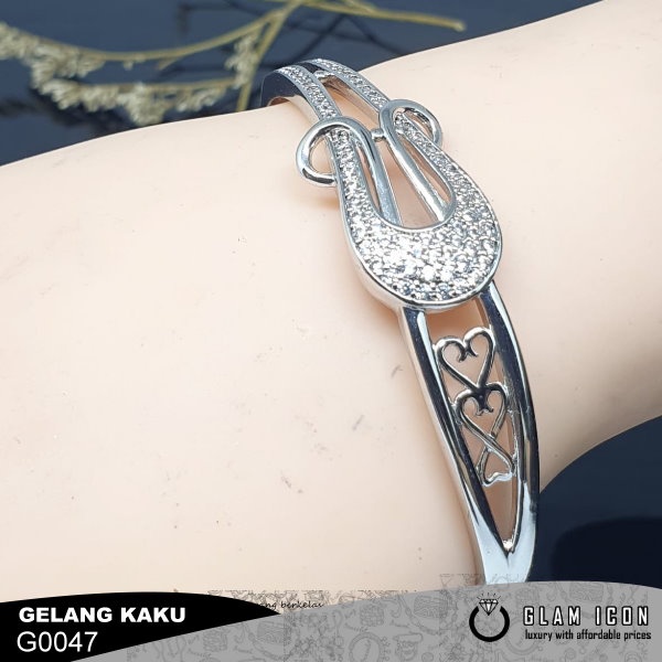 Bangle Mata Motif Mhkota harpa G0137 GBS