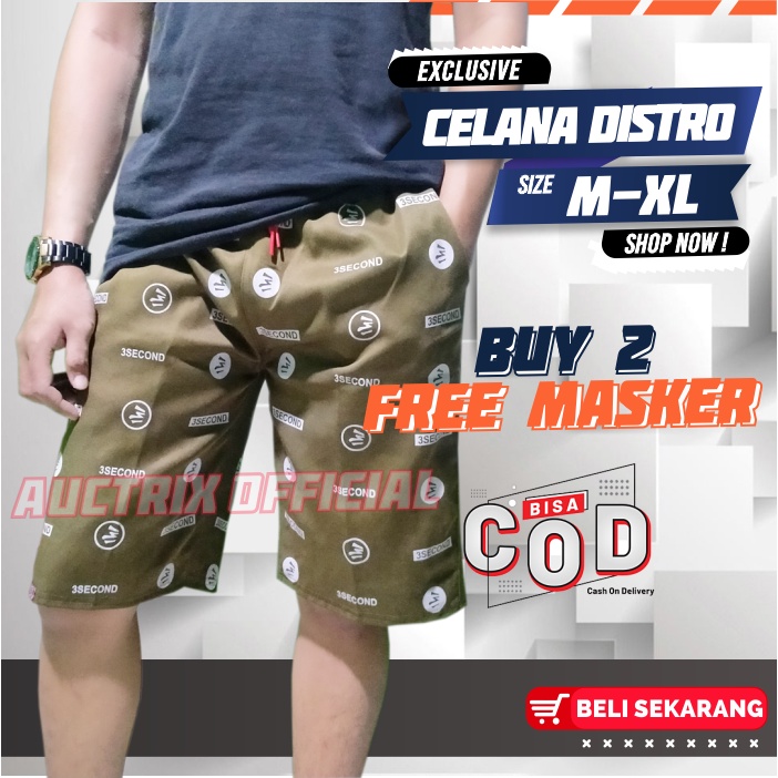 BISA COD Celana Pendek Pria Surfing Distro Premium Santai Kolor Dewasa All Size