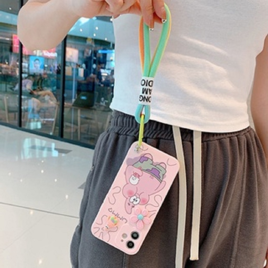 Case 3D Case Spongebob - Patrick Vivo Y15 Y15s Y51 Y51a Y53s 2020 Y50 Y30 Y12s Y20 Y20i Y12 Y15 Y17 Y91C Y93 V21 V20 SE V15 Pro S1 Pro Softcase Karakter