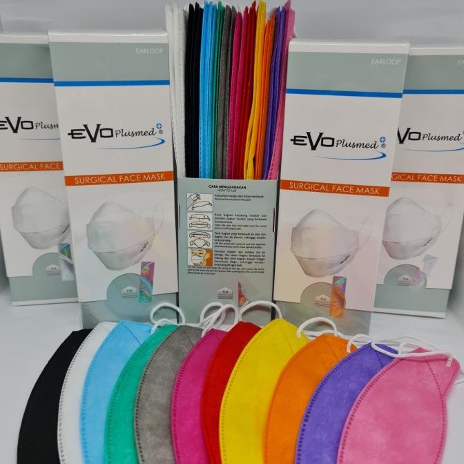 MASKER EVO PLUSMED 1 BOX 25 PCS 13 COLOUR 45-captikus Segera Dapatkan