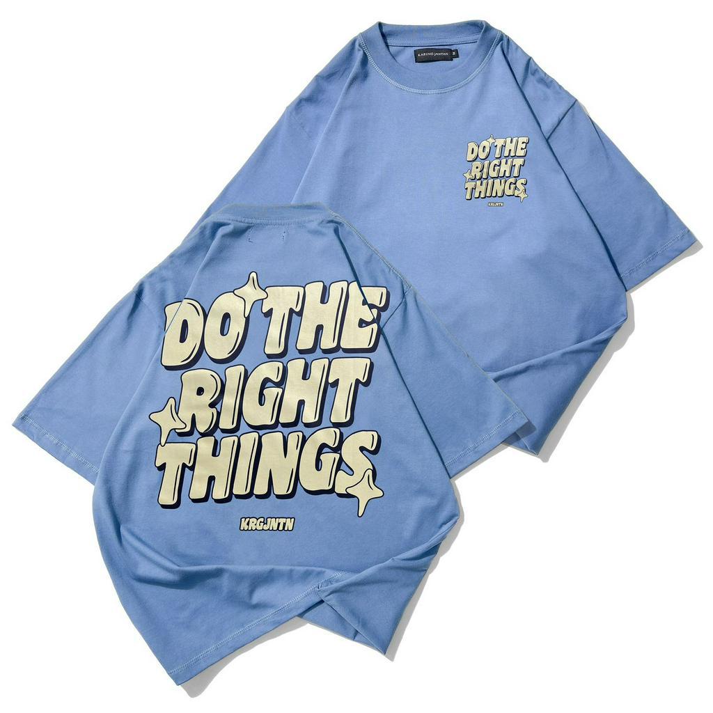 “ RIGHT “ OVERSIZE T-SHIRT / BAJU KAOS OVERSIZE PRIA DISTRO