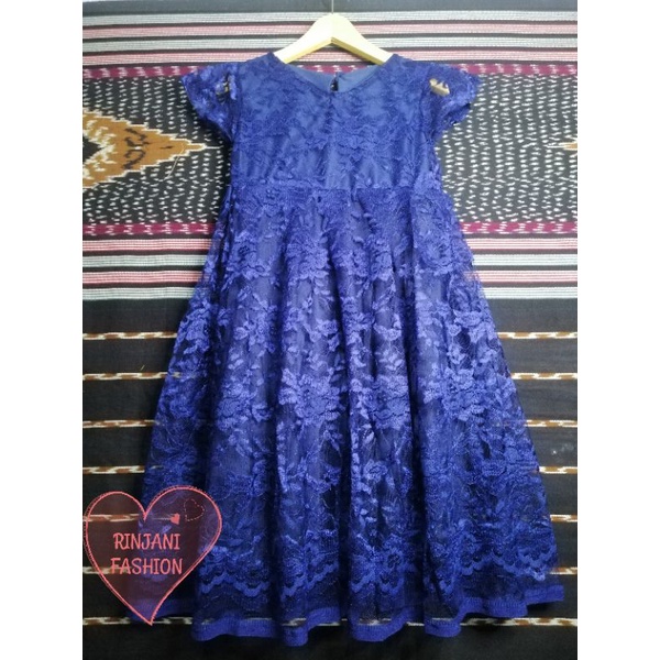 Dress Anak Brokat Usia 7-8 tahun