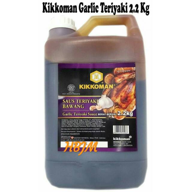 

Kikkoman Garlic Teriyaki 2.2 Kg