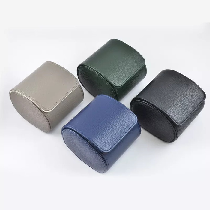 Tempat Jam Tangan Portable Watch Roll Case Watch Box Isi 1/2/3 Slot