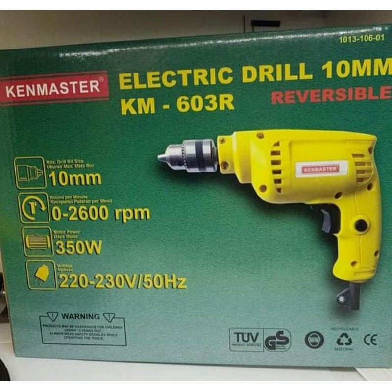 Kenmaster . KM 603R , Mesin Bor , Bor Listrik Drill