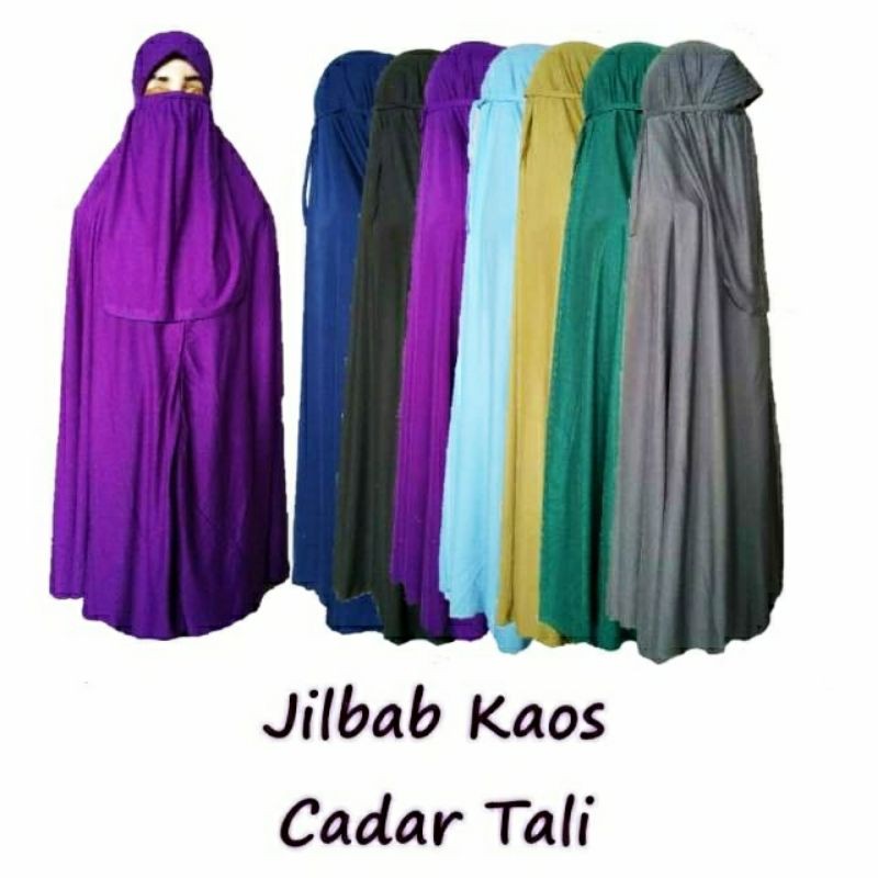 Hijab Kaos Jumbo free cadar tali