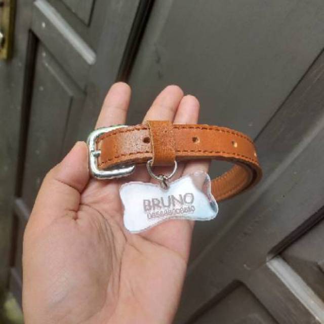 KALUNG ANJING KULIT - KUAT DAN TAHAN LAMA - GRATIS UKIR NAMA