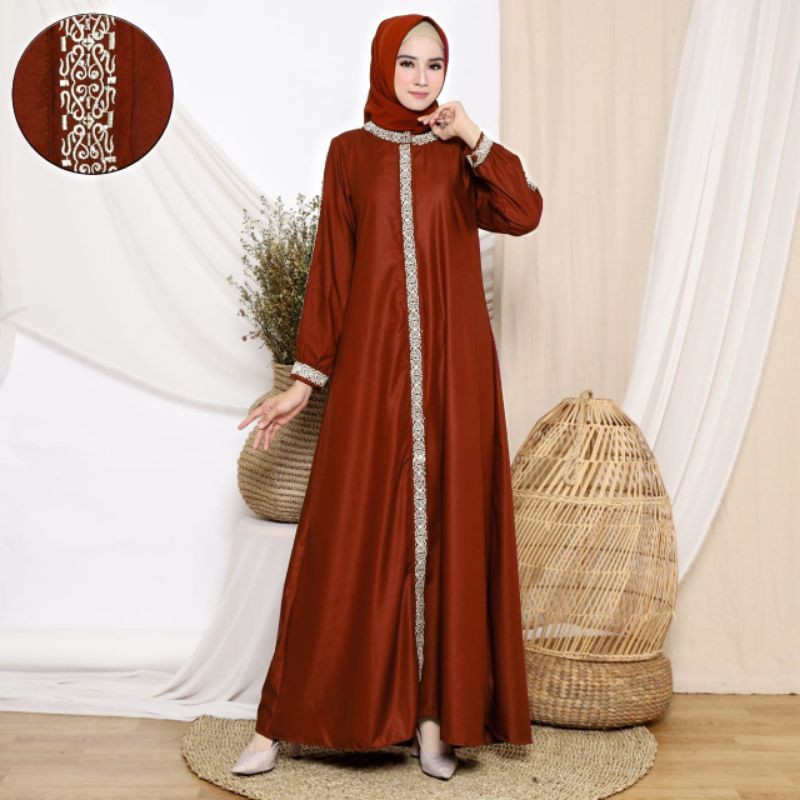 gamis toyobo bordir gamis polos gamis bordir gamis terbaru gamis adem gamis simple gamis busui gamis