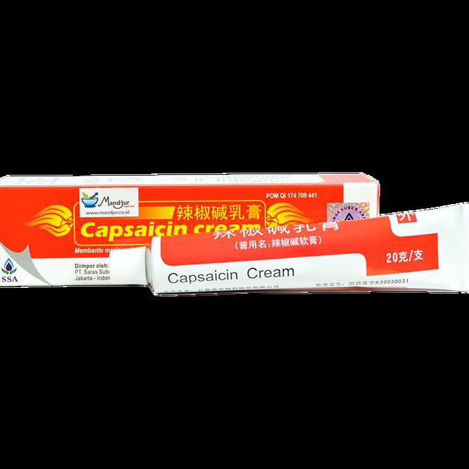 Best Seller.. Capsaicin Cream - Krim Pereda Nyeri Otot, Sendi, Encok, Keseleo, Memar