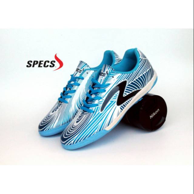 SEPATU FUTSAL SPECS BARACUDA SNEAKERS RUNNING LARI BIRU HITAM SOL KARET MENTAH SIZE 39-43