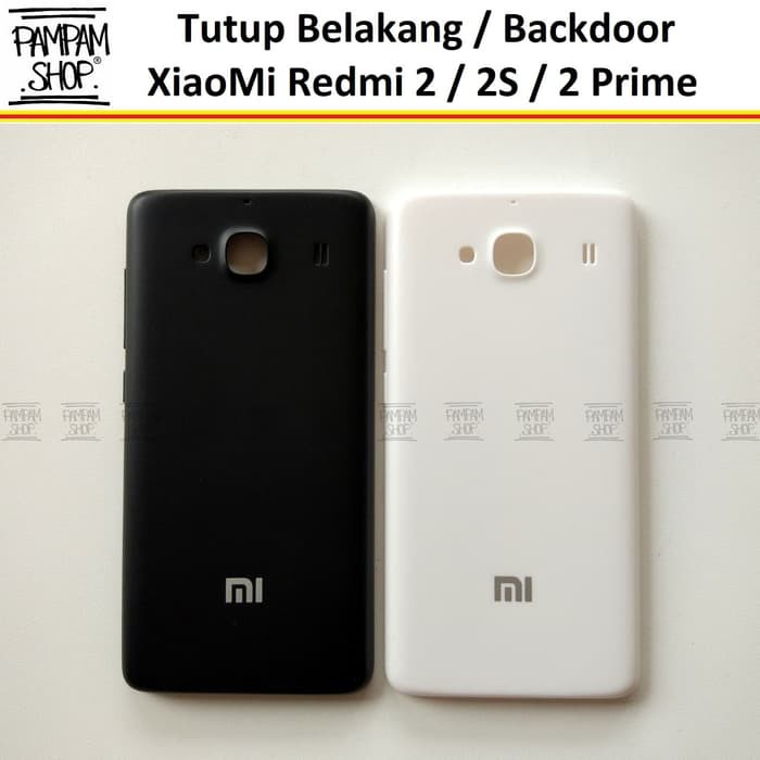 BARU  Tutup Belakang Casing Backdoor Back Door XiaoMi Redmi 2 2S Prime Ori