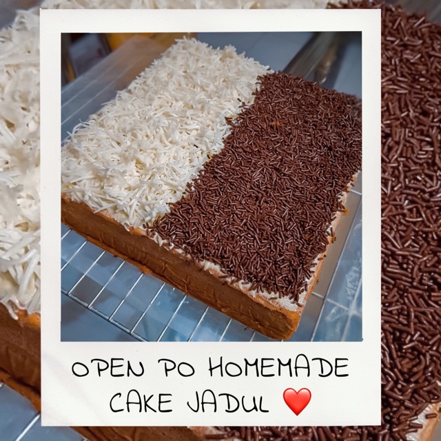 

OPEN PO CAKE/BOLU JADUL 3 TOPPING (MIX CHOCO CHEESE, FULL CHOCO, FULL CHEESE) ❤️