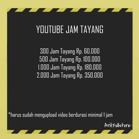 Jam Tayang Youtube