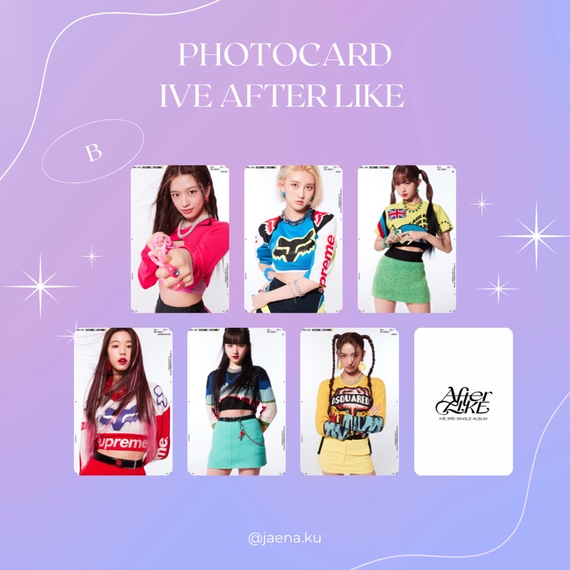 [PHOTOCARD] IVE AFTER LIKE ‼️BACA DESKRIPSI‼️