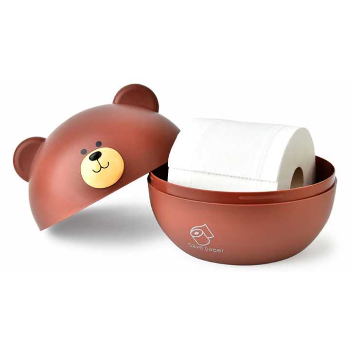 TD-DA Riancy Kotak Tisu Gulung Tissue Roll Box Model Bear - RB556-1