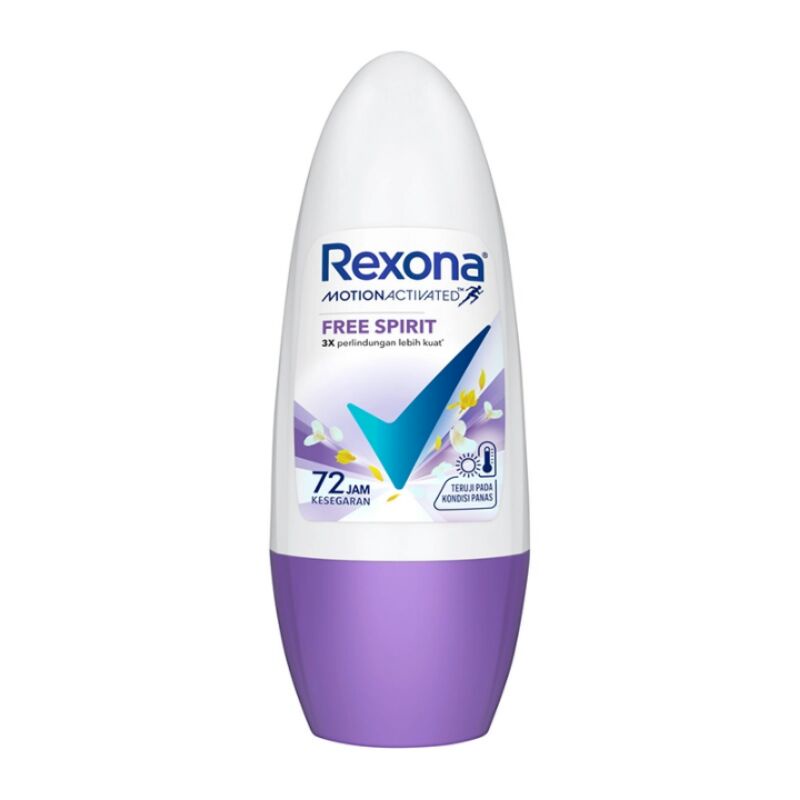 REXONA Roll On Deodorant Antiperspirant Free Spirit 45ml