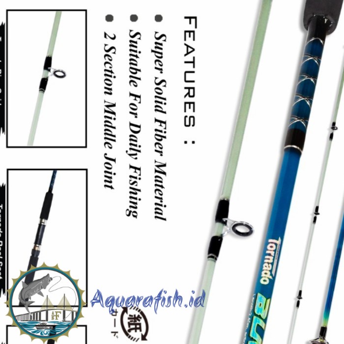 joran pancing joran tornado blazer solid transparant 270 cm joran fiber bening joran pancing murah