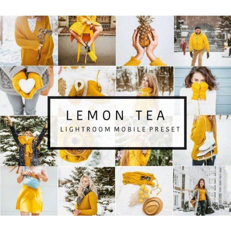 PRESET LIGHTROOM LEMON TEA (For IOS &amp; Android)