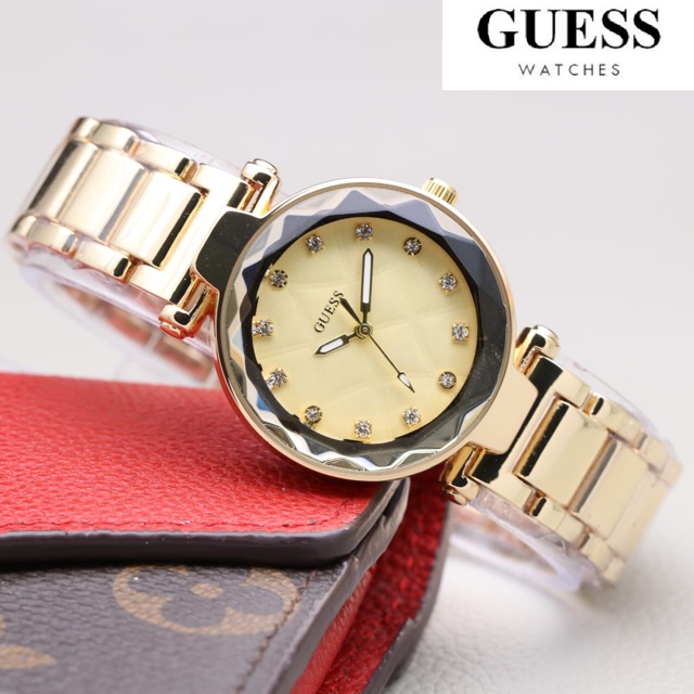 TERMURAH!! Jam tangan wanita guess kaca bling-bling kualitas premium