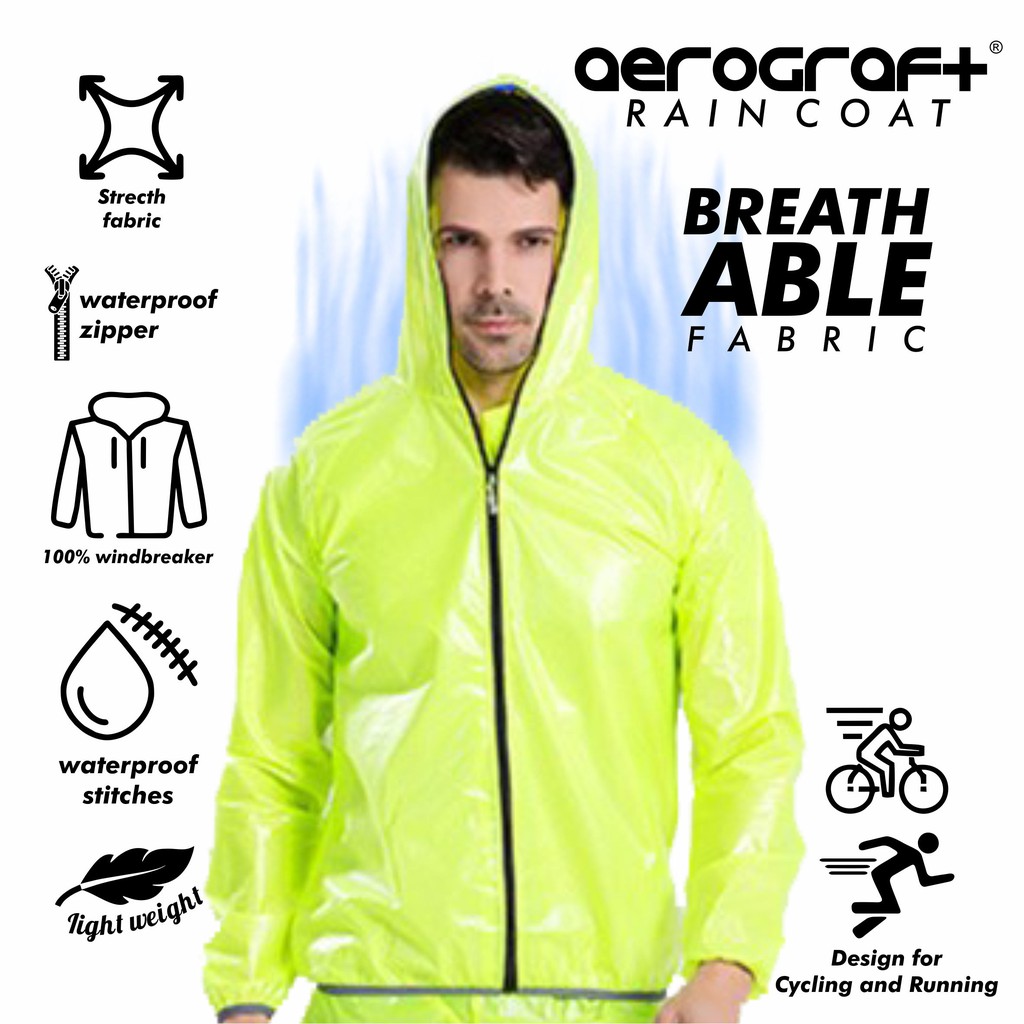 Jas Hujan Sepeda Raincoat Aerograft