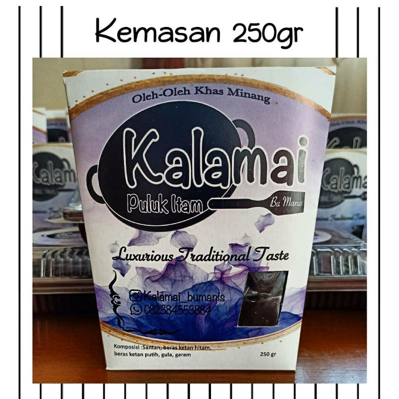 

Kalamai Puluk Itam Kemasan 250gram