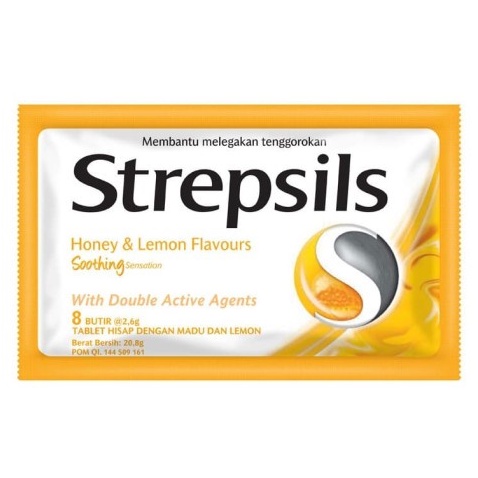 Strepsils Permen Tenggorokan STRIP