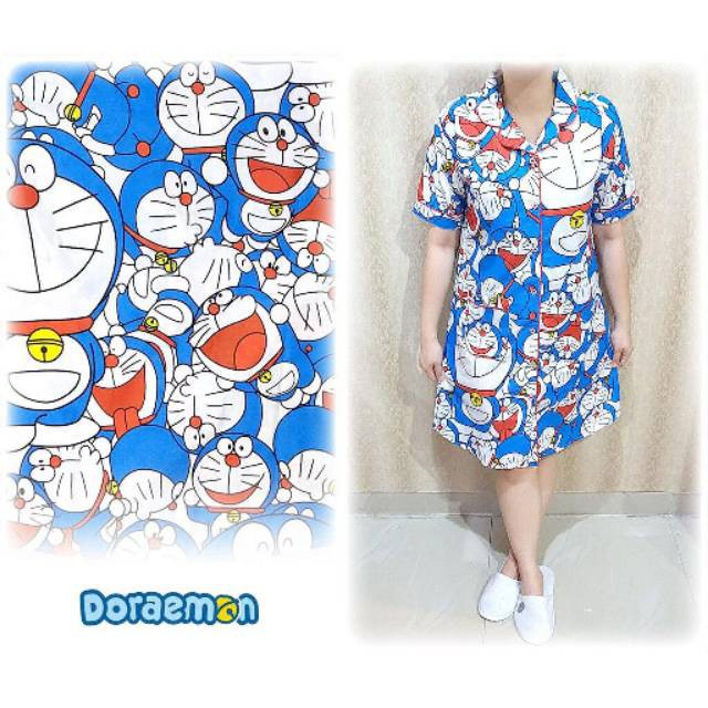 PX Pajamas Daster Bear/Doraemon/Mickey/KittyDoll/Keropi Tsum Setelan Dewasa Katun Jepang