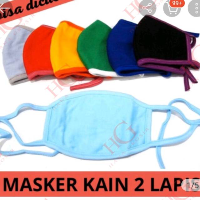 MASKER KAIN HALUS 2 LAPIS