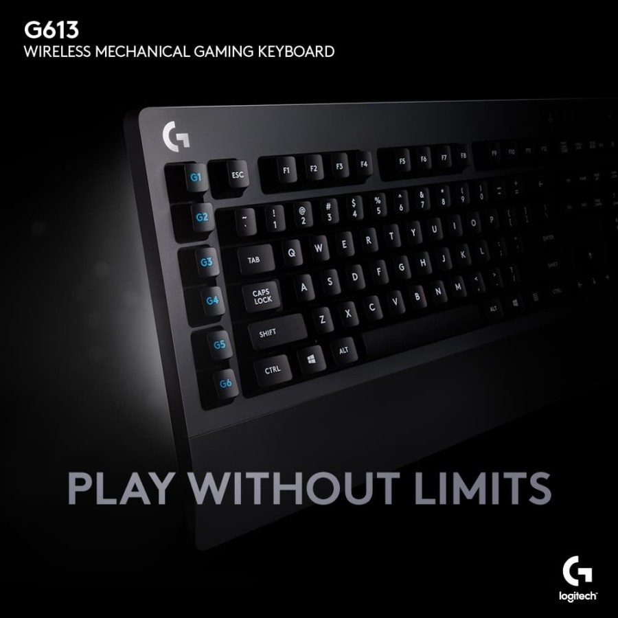 Logitech G613 Keyboard Gaming Wireless Mechanical Macro