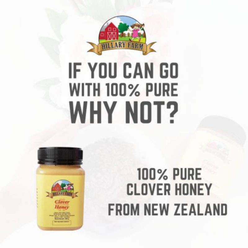 Hillary Farm Clover Honey 500gr