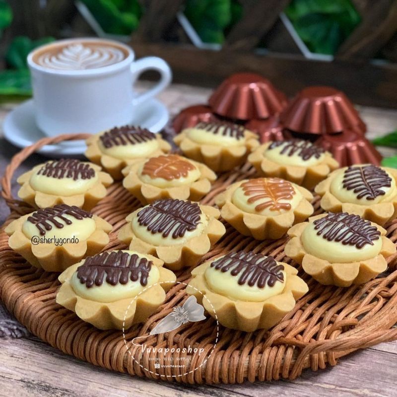 Cetakan Egg Tart Flower 1pc / Cetakan Pie Mini / Cetakan Pie Buah / Cetakan Tartlet / Loyang Pie Mini Pie Buah