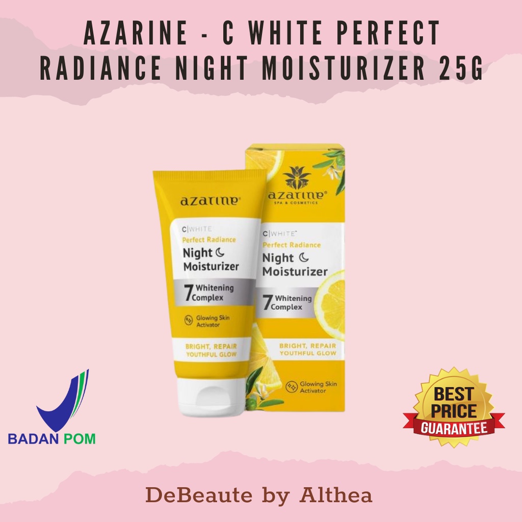 Azarine C White Perfect Radiance Night Moisturizer 25g