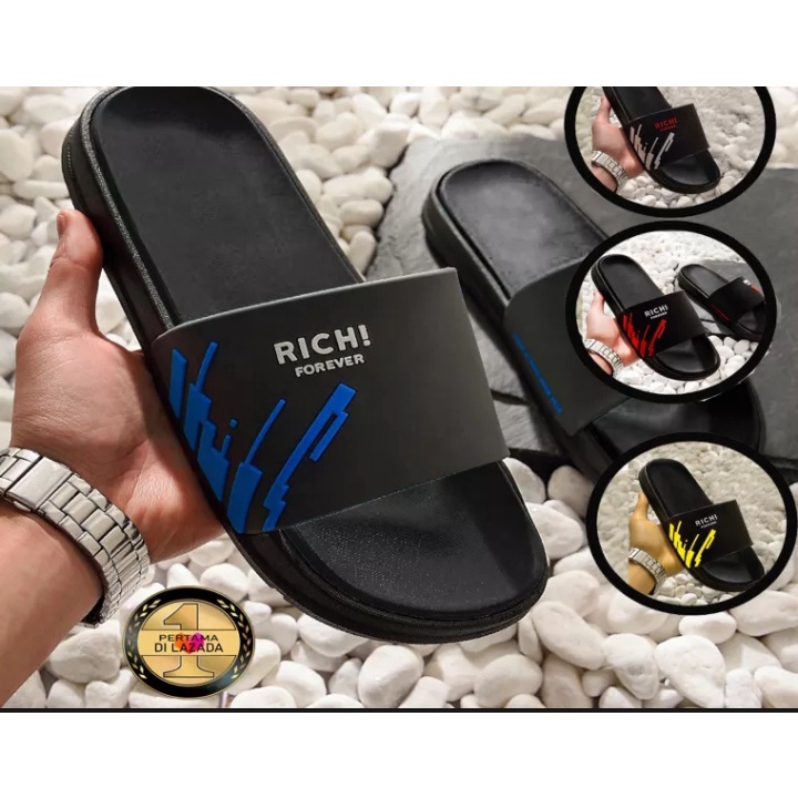 sandal slop pria richi forever murah terbaru