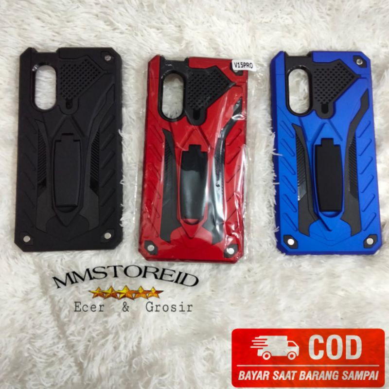 MM - Hard Case Phantom Vivo V15 Pro Series Stand Iron Transformer case Robot kickstand case phantom 