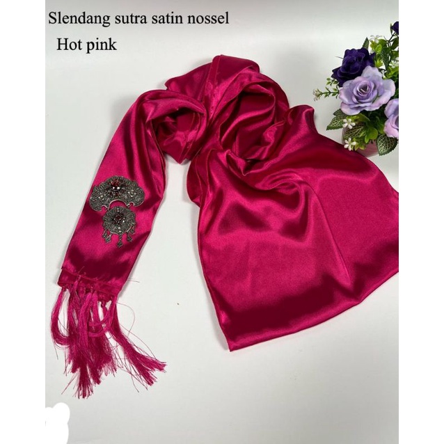 Selendang Bali satin sutra nossel-25