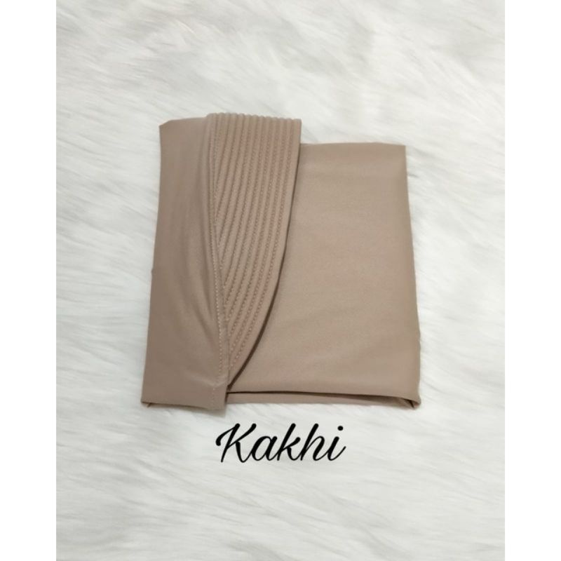 JILBAB SPORT/ HIJAB BERGO SPORT INSTAN PREMIUM/ BERGO HAMIDAH SPORT HIGH QUALITY-Kakhi