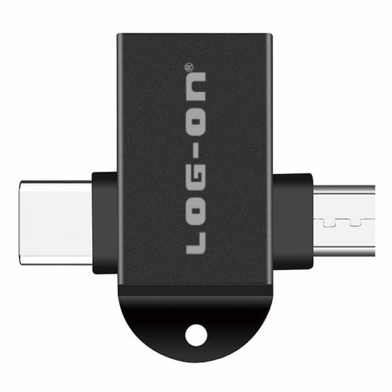 Otg LOG-ON 2IN1 LO-OT09 Converter Usb 3.0 To Micro and Type c LOG ON