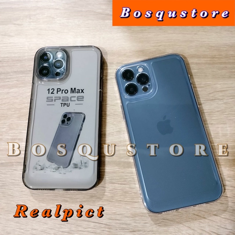 SPACE CLEAR CASE REALME 9PRO/ C31/ C35/ C21Y/ C2/ C1/ REALME 2PRO/ SILIKON TPU CASE SPACE TEBAL 2.0MM