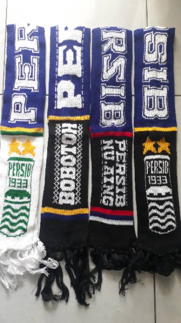 Syal rajut bola persib/ min order 10 pcs