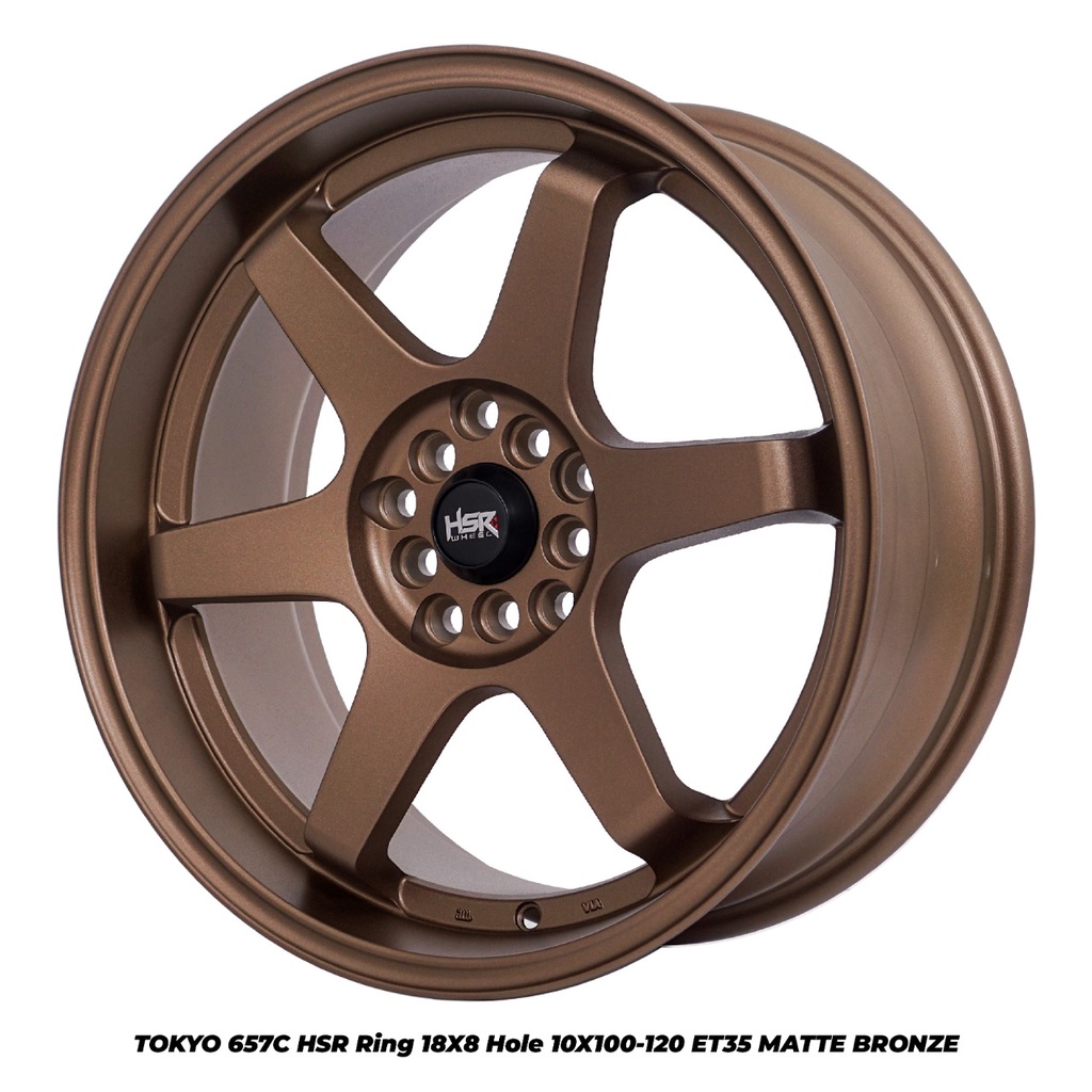 Velg R18 Mobil BMW Sienta HSR TOKYO 657 Ring 18 Lubang 5 Bronze