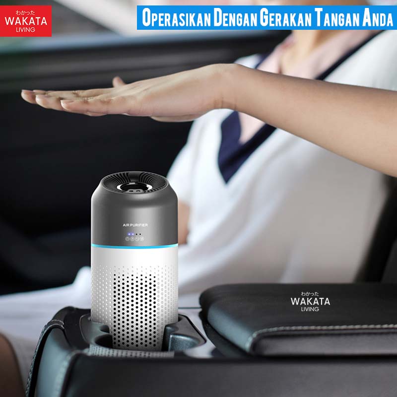 THOME Car Air Purifier Mobil Mini / Pembersih Udara Mobil HEPA Filter Portable + Karbon Aktif