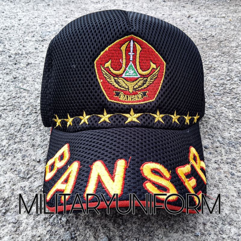 TOPI BANSER JALA BANSER LOGO TOPI JALA BANSER DIKLATSAR TOPI JALA BANSER 9 BINTANG