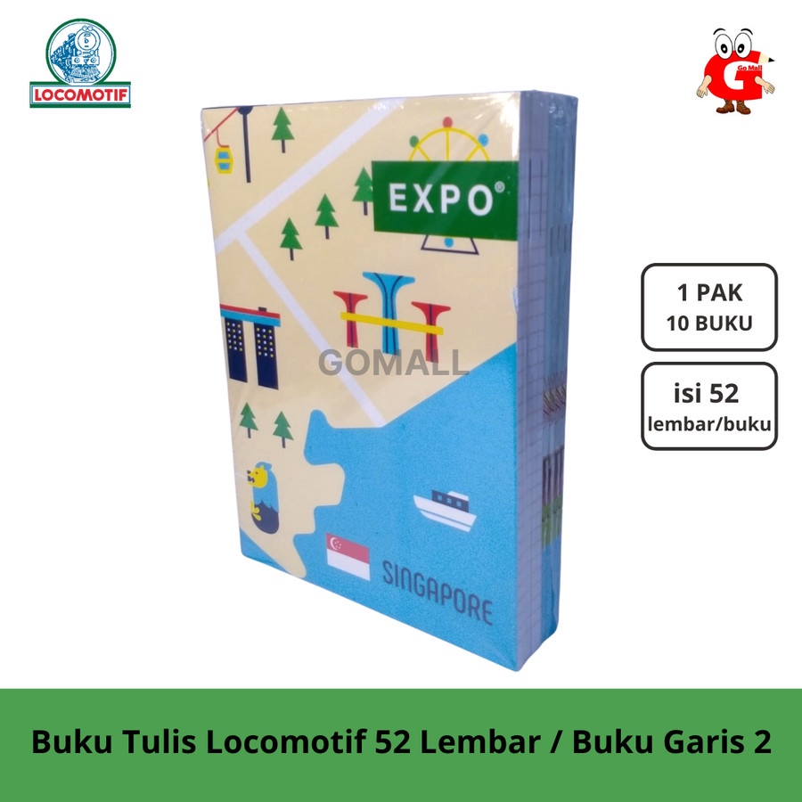 

Buku Tulis Locomotif 52 Lembar / Buku Garis 2