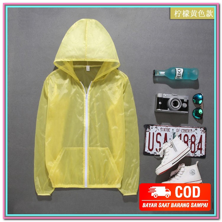 Sweater Hoodie Wanita Korea Kekinian New York 199X - [Cod/Bayar D OA617 Jacket Hoodie Anti Uv Panas