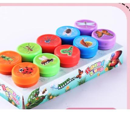 

Terbaik! stempel stamp cap anak dino, wild animals, smile, vegie, sea animal, princess, hellokitty,.