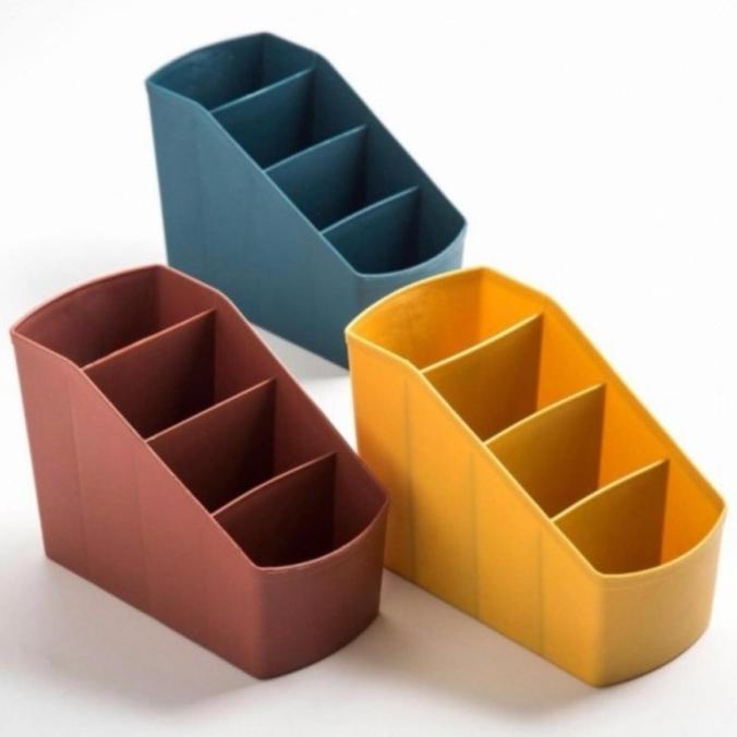 

RAK MEJA KANTOR / RAK ORGANIZER SERBAGUNA /TEMPAT ALAT TULIS 4 SEKAT
