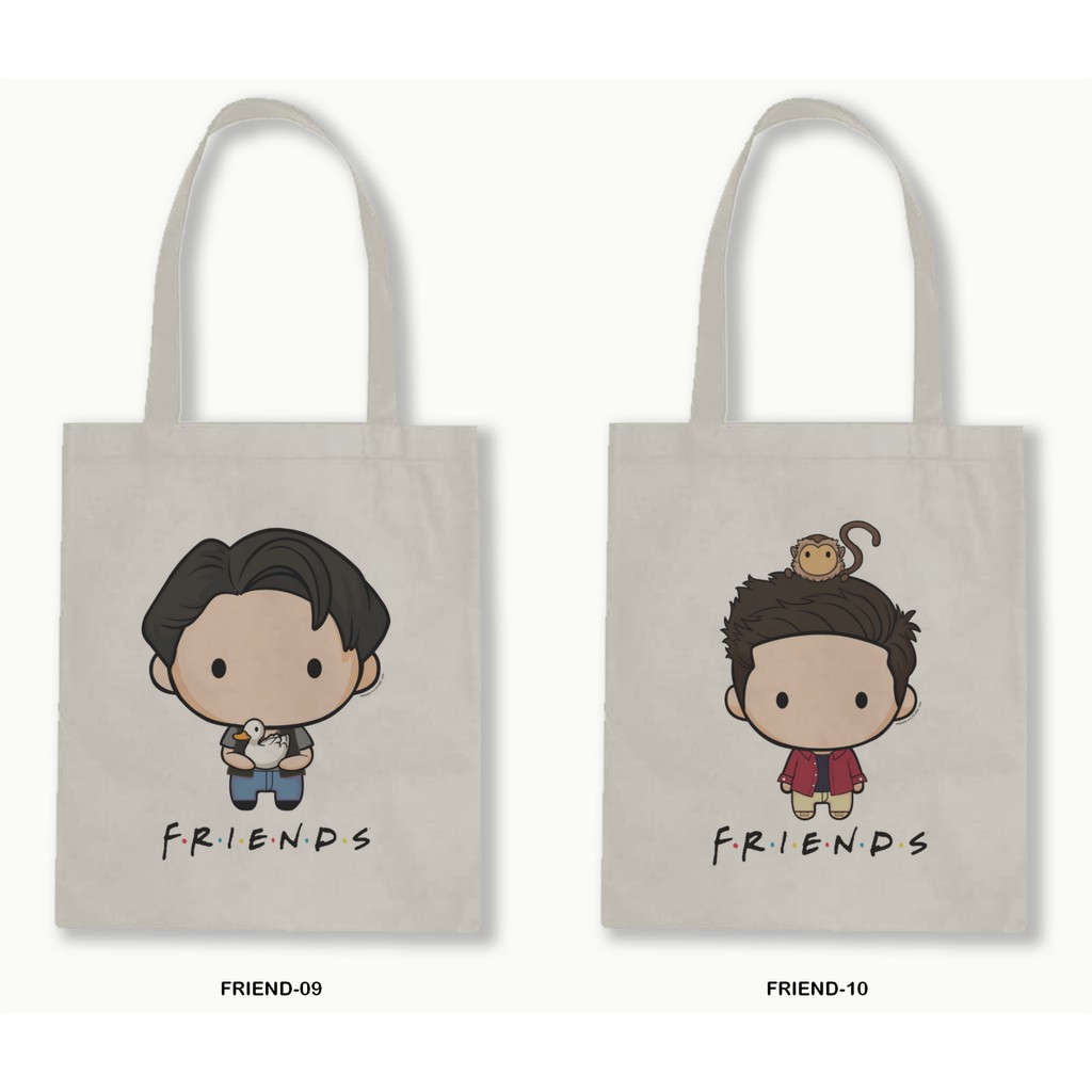 TOTE BAG BLACU 30X40-FRIENDS series.03