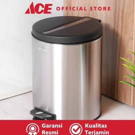 ACE - KRISBOW 5 LTR TEMPAT SAMPAH STAINLESS